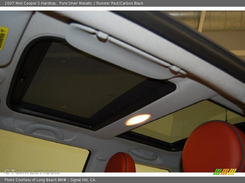 Pure Silver Metallic / Rooster Red/Carbon Black 2007 Mini Cooper S Hardtop