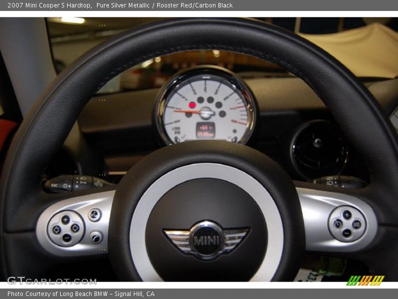 Pure Silver Metallic / Rooster Red/Carbon Black 2007 Mini Cooper S Hardtop