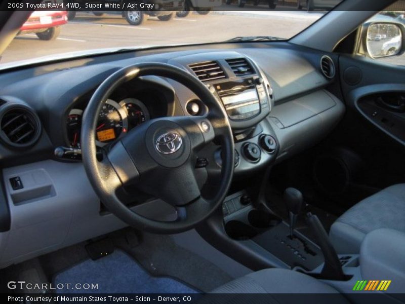 Super White / Ash Gray 2009 Toyota RAV4 4WD