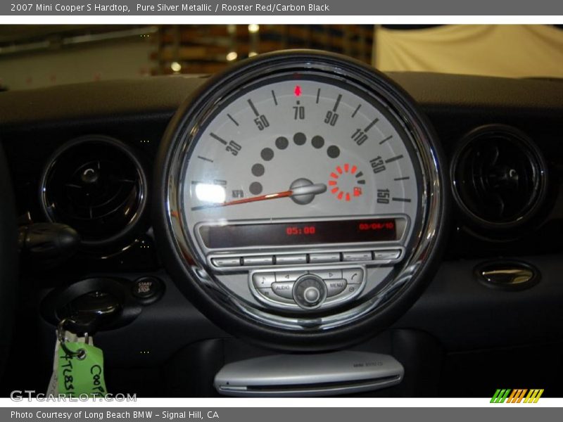 Pure Silver Metallic / Rooster Red/Carbon Black 2007 Mini Cooper S Hardtop
