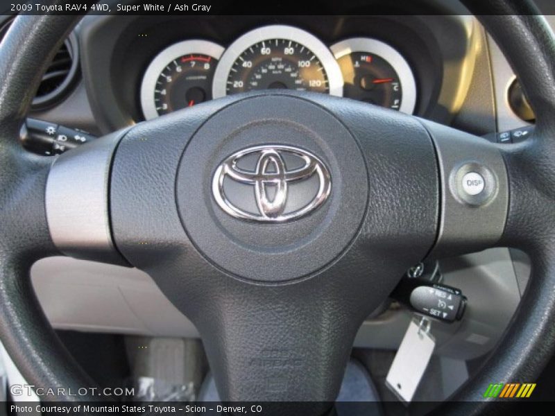 Super White / Ash Gray 2009 Toyota RAV4 4WD