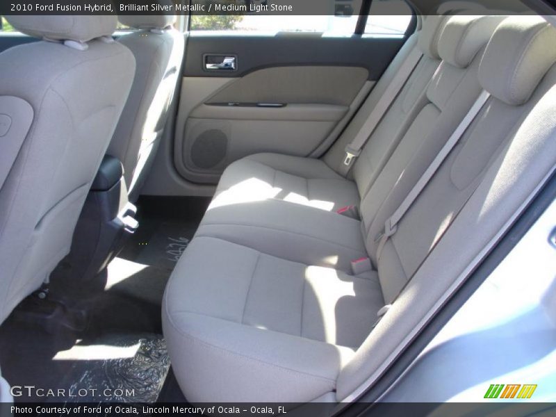 Brilliant Silver Metallic / Medium Light Stone 2010 Ford Fusion Hybrid