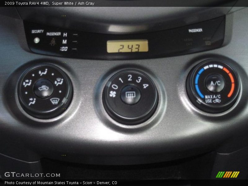 Super White / Ash Gray 2009 Toyota RAV4 4WD