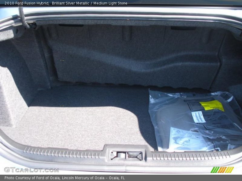 Brilliant Silver Metallic / Medium Light Stone 2010 Ford Fusion Hybrid