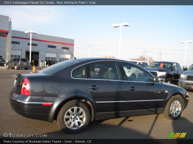 Blue Anthracite Pearl / Gray 2001 Volkswagen Passat GLS Sedan