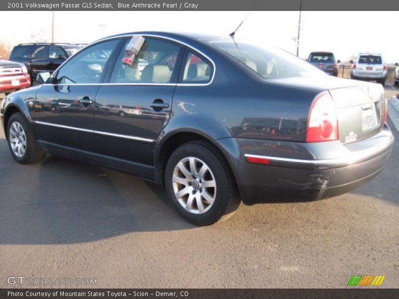Blue Anthracite Pearl / Gray 2001 Volkswagen Passat GLS Sedan