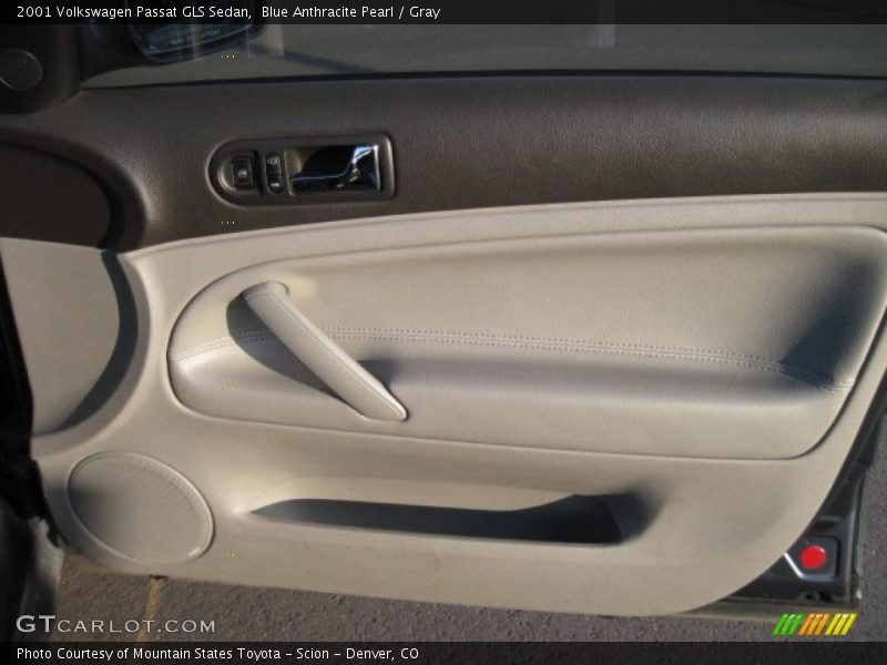 Blue Anthracite Pearl / Gray 2001 Volkswagen Passat GLS Sedan