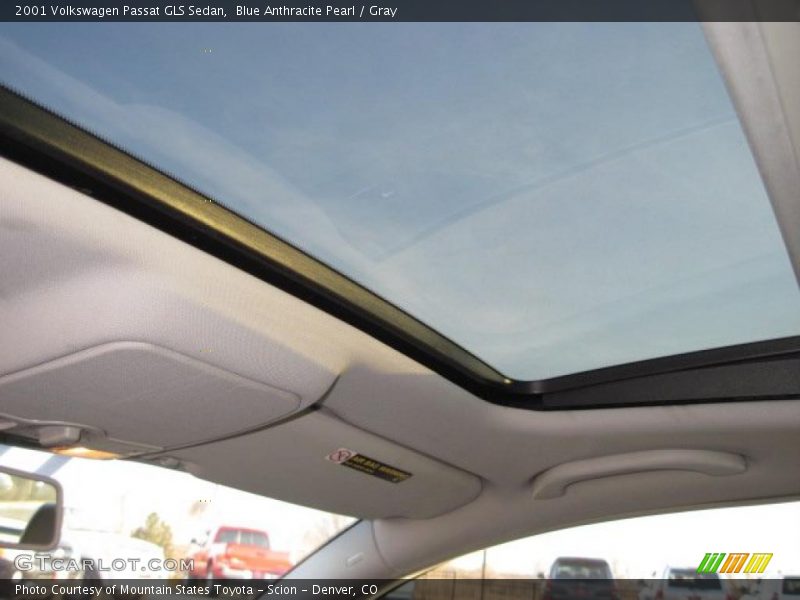 Blue Anthracite Pearl / Gray 2001 Volkswagen Passat GLS Sedan