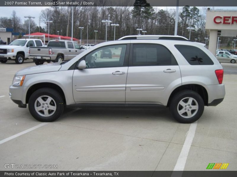Liquid Silver Metallic / Ebony 2007 Pontiac Torrent