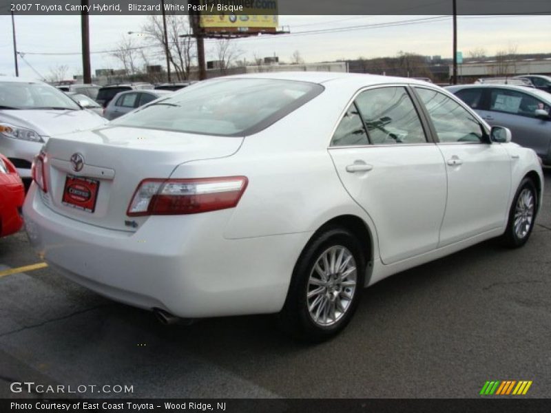 Blizzard White Pearl / Bisque 2007 Toyota Camry Hybrid