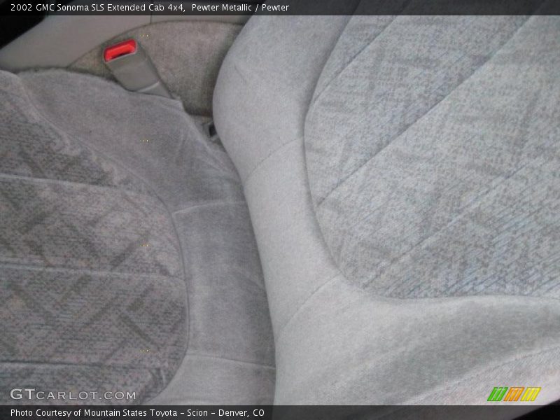 Pewter Metallic / Pewter 2002 GMC Sonoma SLS Extended Cab 4x4
