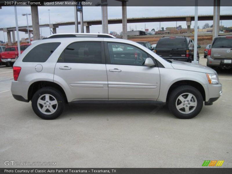 Liquid Silver Metallic / Ebony 2007 Pontiac Torrent