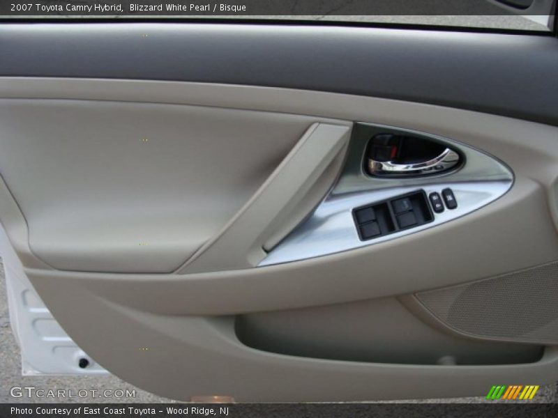 Blizzard White Pearl / Bisque 2007 Toyota Camry Hybrid