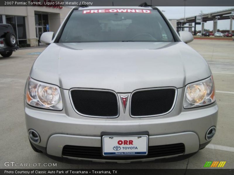 Liquid Silver Metallic / Ebony 2007 Pontiac Torrent
