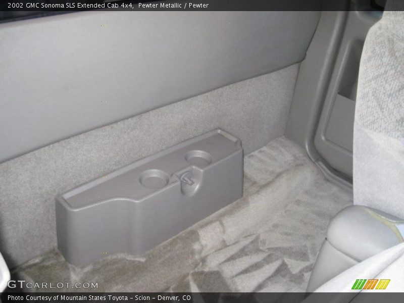 Pewter Metallic / Pewter 2002 GMC Sonoma SLS Extended Cab 4x4