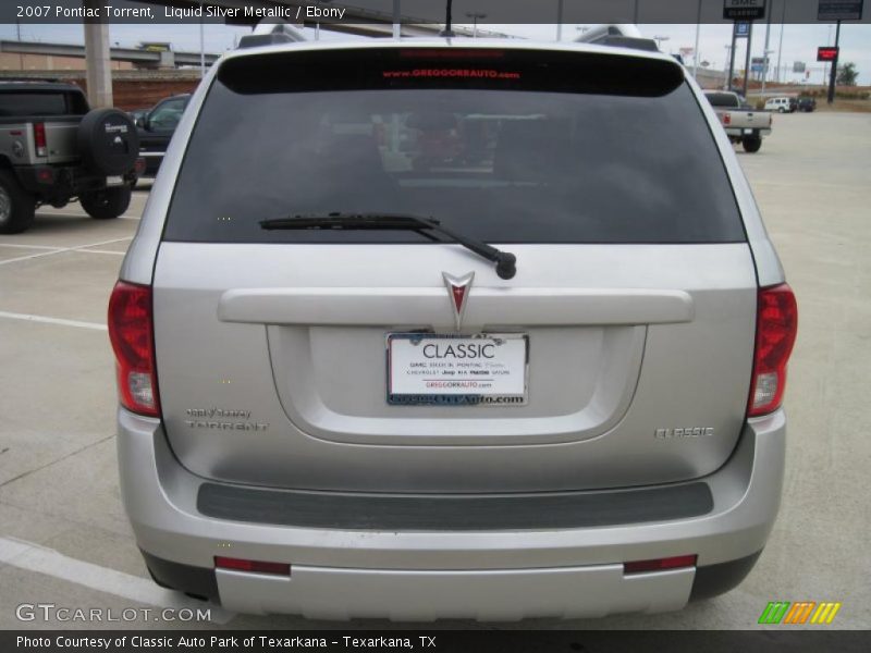 Liquid Silver Metallic / Ebony 2007 Pontiac Torrent