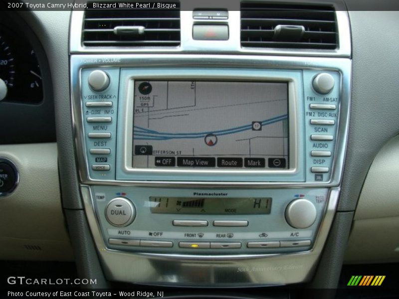 Blizzard White Pearl / Bisque 2007 Toyota Camry Hybrid