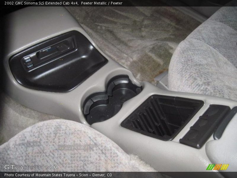 Pewter Metallic / Pewter 2002 GMC Sonoma SLS Extended Cab 4x4