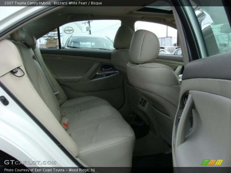 Blizzard White Pearl / Bisque 2007 Toyota Camry Hybrid