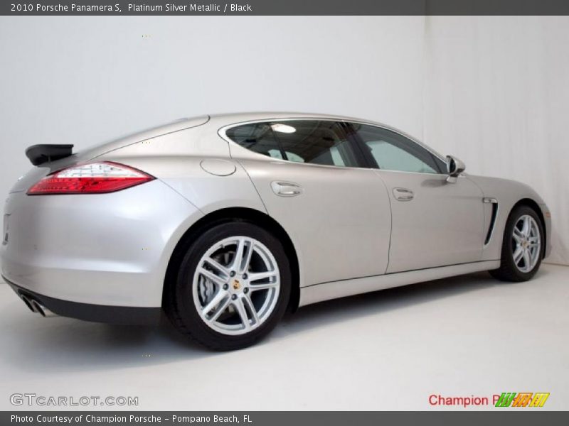 Platinum Silver Metallic / Black 2010 Porsche Panamera S