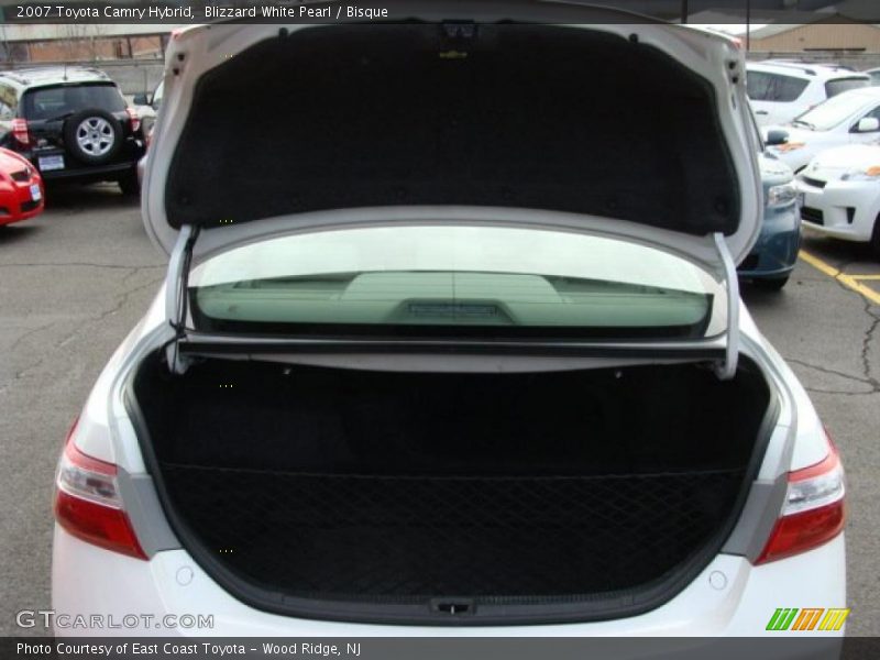 Blizzard White Pearl / Bisque 2007 Toyota Camry Hybrid