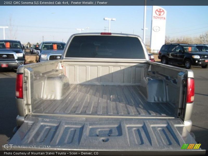 Pewter Metallic / Pewter 2002 GMC Sonoma SLS Extended Cab 4x4
