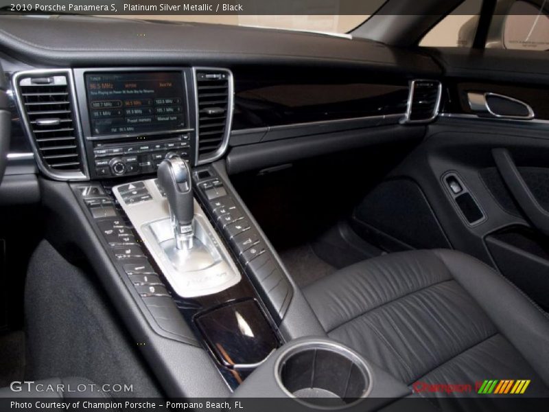 Platinum Silver Metallic / Black 2010 Porsche Panamera S