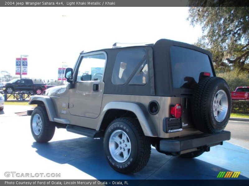 Light Khaki Metallic / Khaki 2004 Jeep Wrangler Sahara 4x4