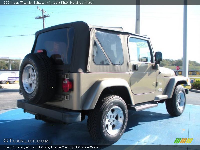 Light Khaki Metallic / Khaki 2004 Jeep Wrangler Sahara 4x4