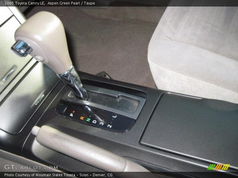 Aspen Green Pearl / Taupe 2005 Toyota Camry LE