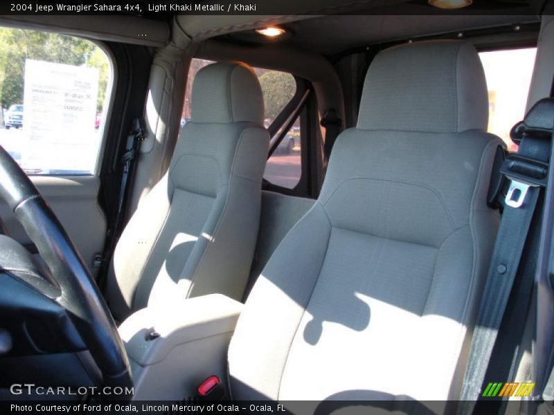 Light Khaki Metallic / Khaki 2004 Jeep Wrangler Sahara 4x4