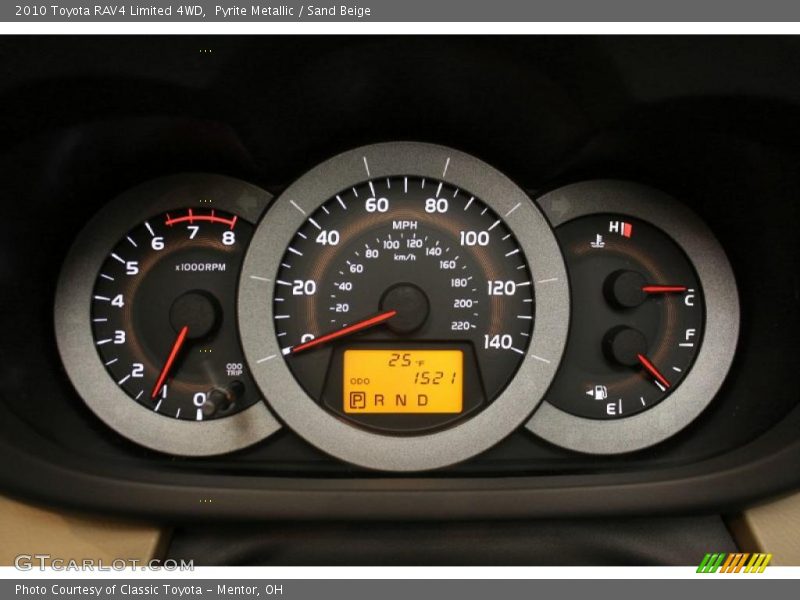 Pyrite Metallic / Sand Beige 2010 Toyota RAV4 Limited 4WD