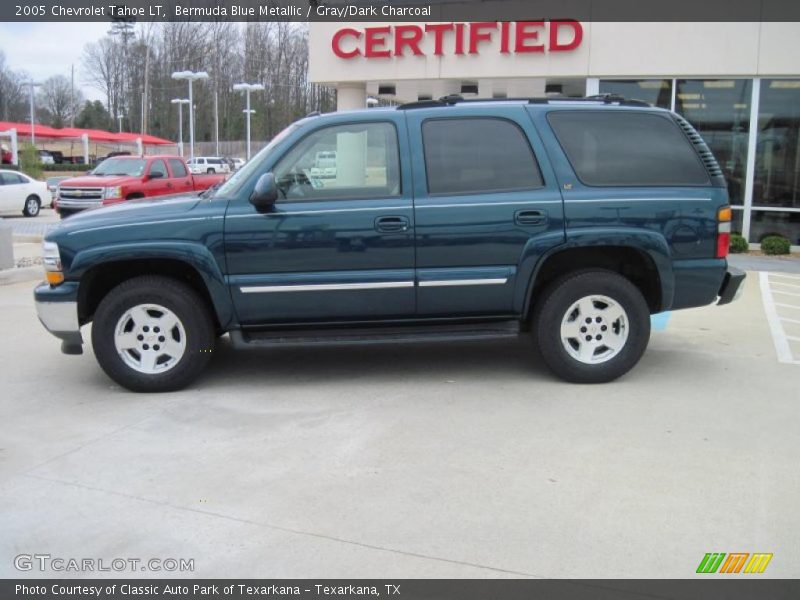 Bermuda Blue Metallic / Gray/Dark Charcoal 2005 Chevrolet Tahoe LT