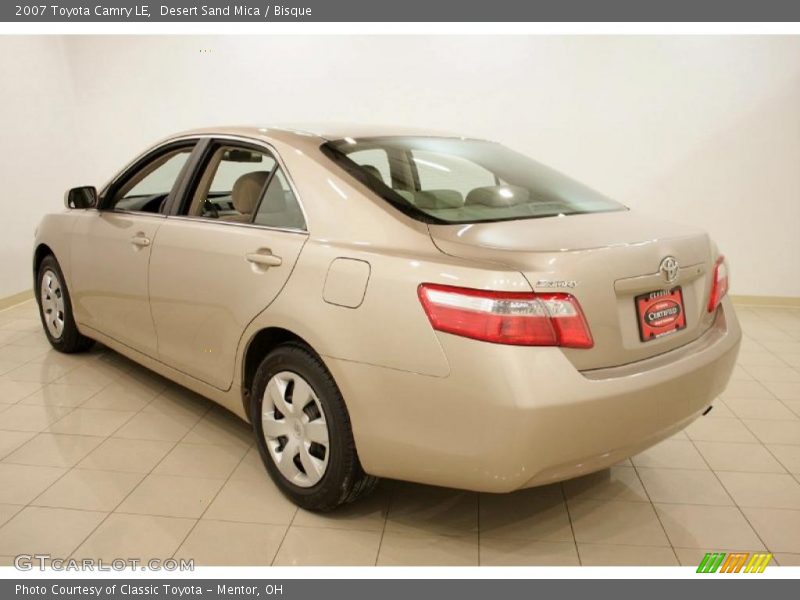Desert Sand Mica / Bisque 2007 Toyota Camry LE