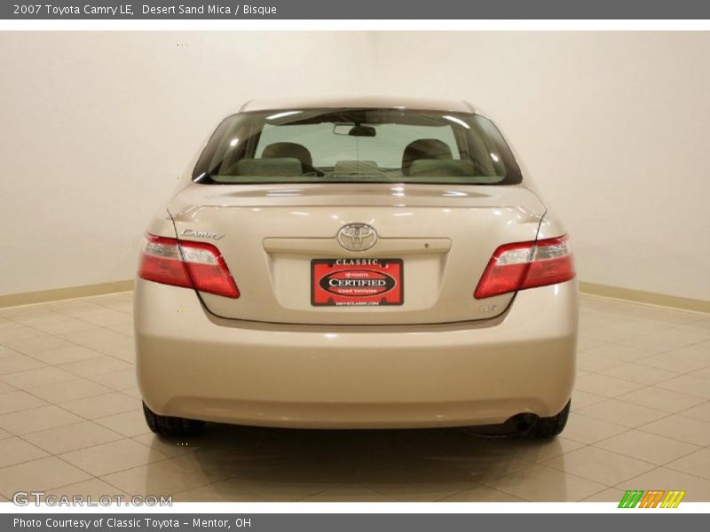 Desert Sand Mica / Bisque 2007 Toyota Camry LE