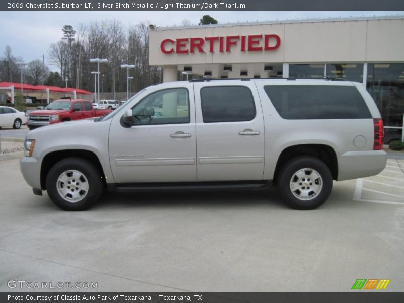 Silver Birch Metallic / Light Titanium/Dark Titanium 2009 Chevrolet Suburban LT