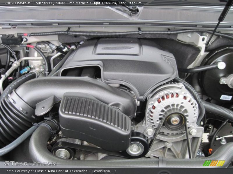 Silver Birch Metallic / Light Titanium/Dark Titanium 2009 Chevrolet Suburban LT