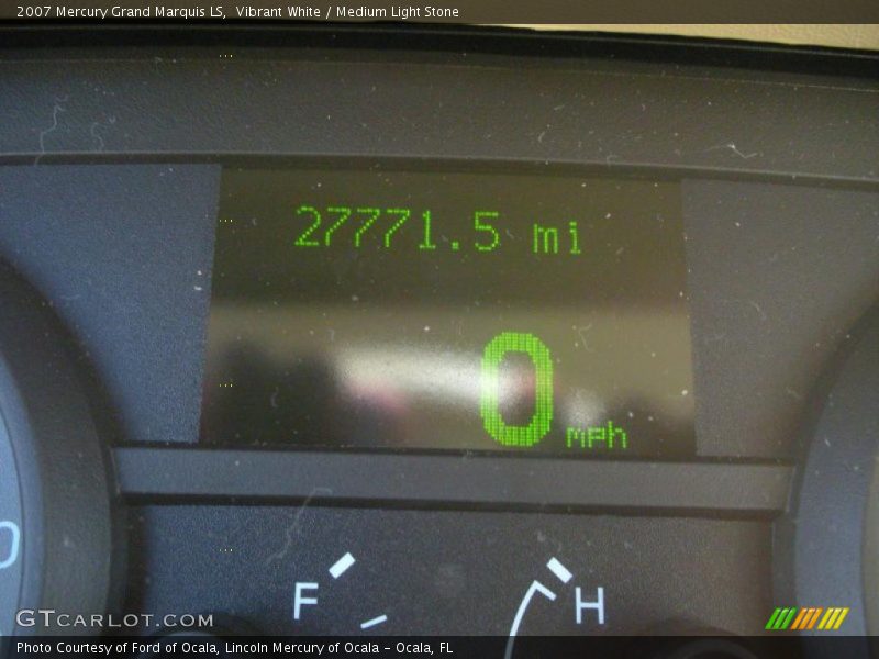 Vibrant White / Medium Light Stone 2007 Mercury Grand Marquis LS