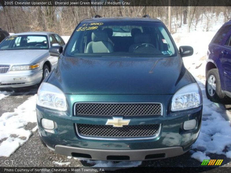 Emerald Jewel Green Metallic / Medium Gray 2005 Chevrolet Uplander LS