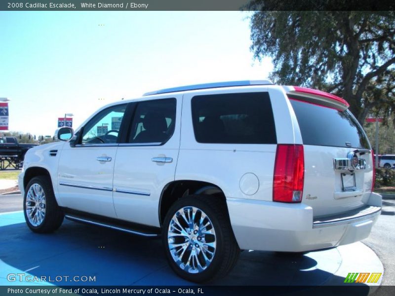 White Diamond / Ebony 2008 Cadillac Escalade
