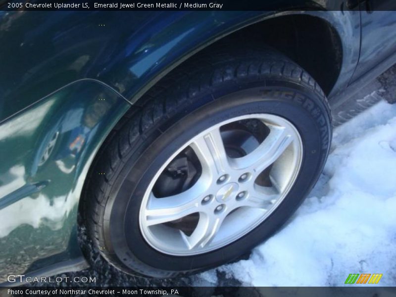 Emerald Jewel Green Metallic / Medium Gray 2005 Chevrolet Uplander LS