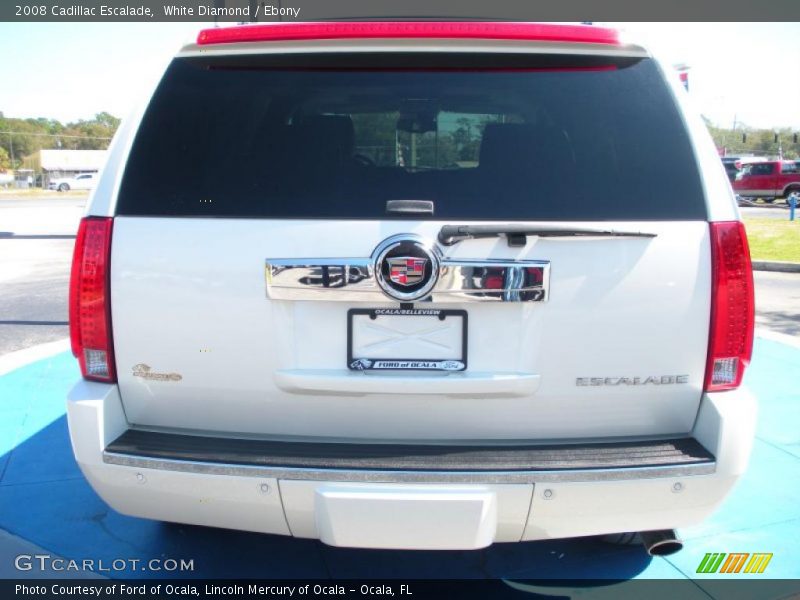 White Diamond / Ebony 2008 Cadillac Escalade