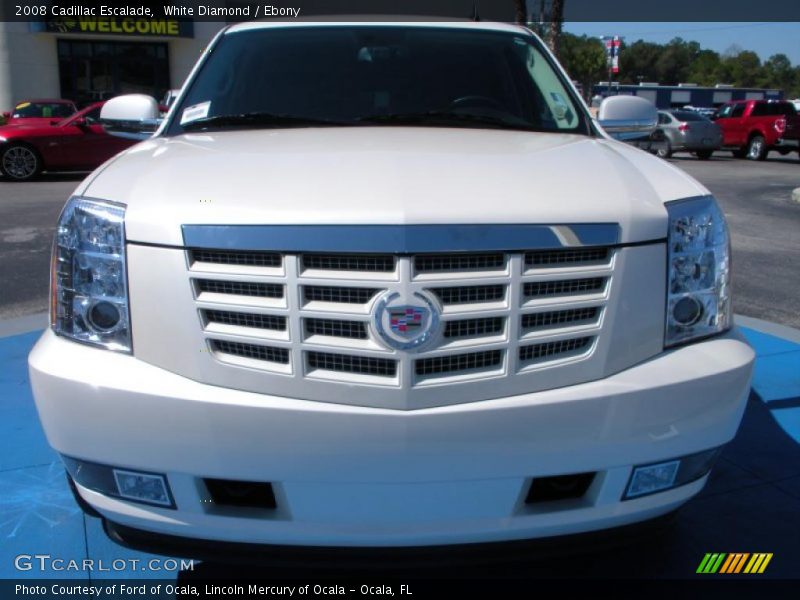 White Diamond / Ebony 2008 Cadillac Escalade