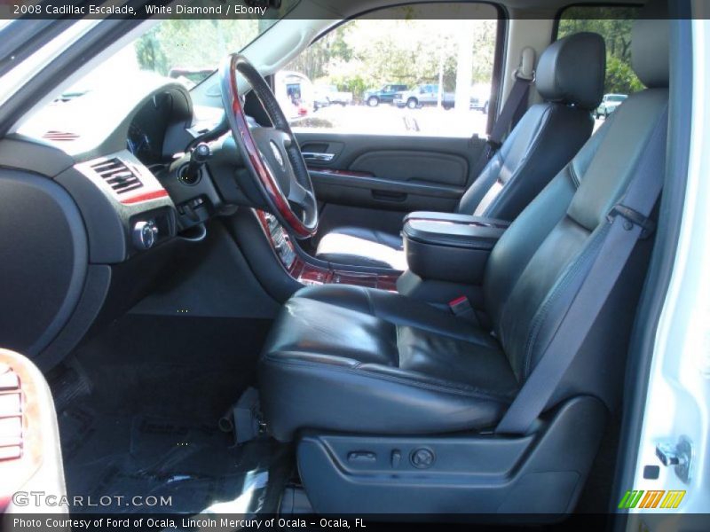 White Diamond / Ebony 2008 Cadillac Escalade