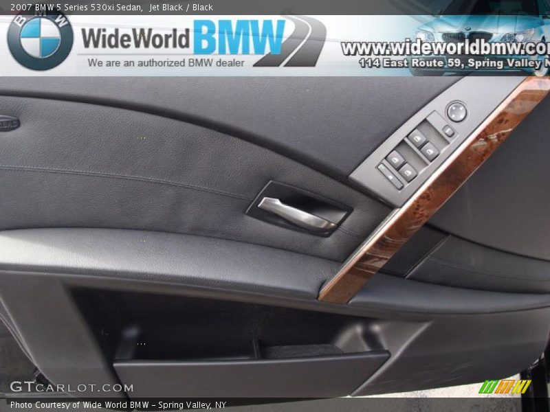 Jet Black / Black 2007 BMW 5 Series 530xi Sedan