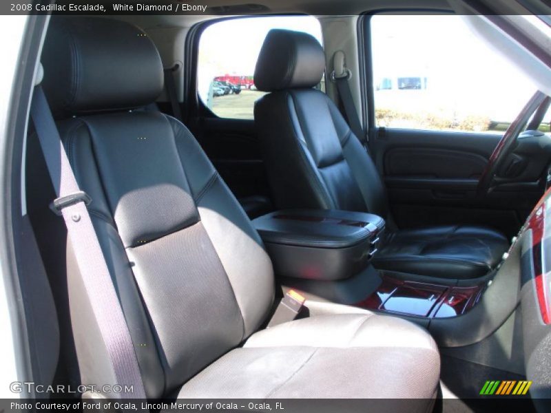 White Diamond / Ebony 2008 Cadillac Escalade