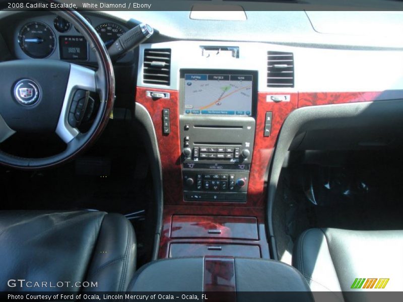 White Diamond / Ebony 2008 Cadillac Escalade