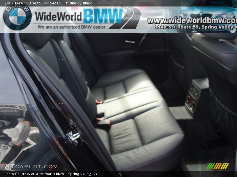 Jet Black / Black 2007 BMW 5 Series 530xi Sedan