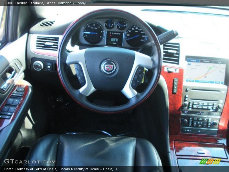 White Diamond / Ebony 2008 Cadillac Escalade