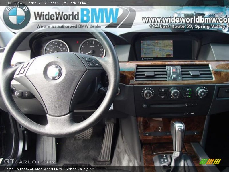 Jet Black / Black 2007 BMW 5 Series 530xi Sedan